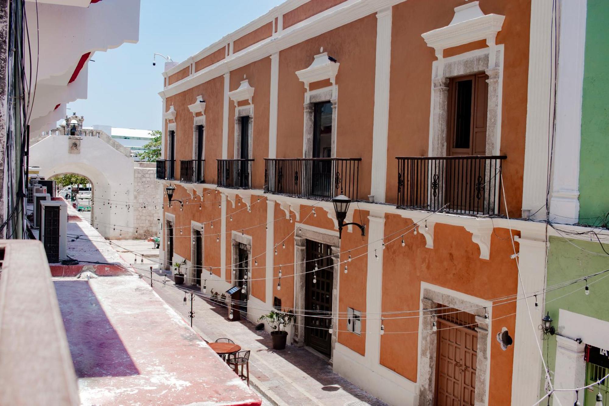 Hotel Boutique Casa Don Gustavo, Campeche Bagian luar foto